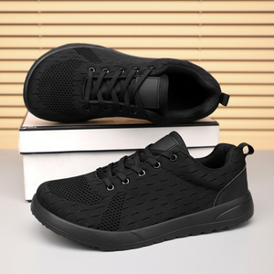 Zapatos de Punta Ancha con Malla Transpirable para Hombre, Zapatillas Antideslizantes para Caminar al Aire Libre, Cómodas y con Diseño Moderno - Product Image 2