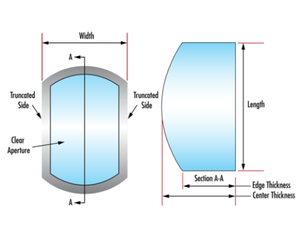 Hình vuông và hình chữ nhật độ chính xác cao aspheric Ống kính thủy tinh quang học đánh bóng cho hệ thống Laser - Product Image 5