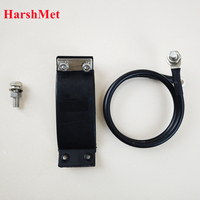 Kit de mise à la terre pour câble coaxial haute vitesse HarshGround HFG, fil de cuivre étamé de 1 m, protection contre les surtensions et les rayons, résistant aux intempéries, pour antenne