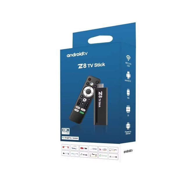 New Z8 Stick Android 12 Smart Tv Dongle 4k Allwinner H618 2gb 8gb 16gb Voice Remote Fire Tv Stick 4k