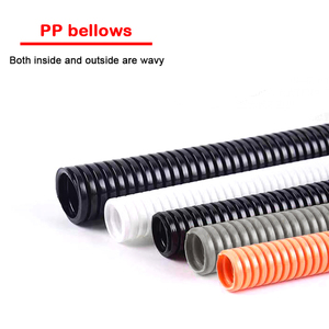 <span class=keywords><strong>Manguera</strong></span> <span class=keywords><strong>corrugada</strong></span> de plástico PP de 100m de alta calidad, telares de conductos divididos ignífugos flexibles para protección de cables eléctricos - Product Image 3