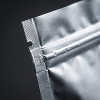 Sachets refermables en aluminium mat argenté anti-odeur, épais, thermoscellables, en Mylar, pour aliments pour bébés