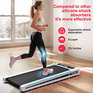 Tapis de marche sous le bureau, tapis de course électrique avec moteur silencieux pour équipement d'exercice à domicile - Product Image 2