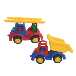 Beach Toys Red Camion With Ladder And Dump Truck Set 26x15x14 For Kids Playtime - Product Image 2