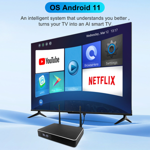 กล่องรับสัญญาณทีวีอัจฉริยะ 4K ZX4 <span class=keywords><strong>Android</strong></span> 11 รุ่นขายดี S905X4 Quad Core 2GB16GB รองรับ WiFi 6 แบบดูอัลแบนด์ BT 5.2 เครื่องเล่นมีเดีย โฮมเธียเตอร์ - Product Image 3