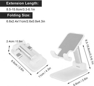 Nouveau support pliable et rétractable pour tablette et téléphone portable 2025 – Support de bureau pour téléphone mobile - Product Image 4