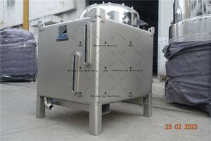 Customized Stainless Steel Tank Chemical IBC Tank Electrolyte Storage Tank Moveable - Product Image 5
