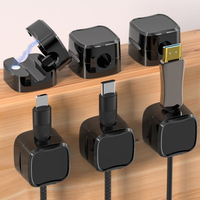 Support magnétique personnalisé pour câbles, organisateur de câbles de téléphone portable, fixation magnétique puissante pour câbles de données – Vente en gros