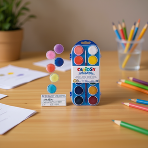 CARIOCA Set di Acquerelli 12 Colori Resistenti in Scatola, Materiali Artistici - Product Image 2