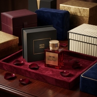 Boîtes rigides de luxe de haute qualité pour flacons de parfum cosmétique, revêtement UV, emballage cadeau personnalisable avec fermeture magnétique