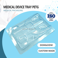 Bandeja de Embalaje Blíster Extruido Estéril Médico de PETG de Alta Claridad Personalizada YZG con Servicio de Corte para Instrumentos Quirúrgicos