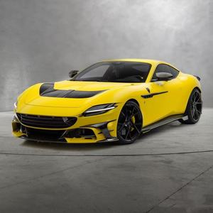 Kit carrosserie en fibre de carbone pour <span class=keywords><strong>Ferrari</strong></span> <span class=keywords><strong>Roma</strong></span>, améliorations <span class=keywords><strong>Roma</strong></span>, style MSY, pare-chocs avant et arrière, spoiler, capot, kit carrosserie - Product Image 6