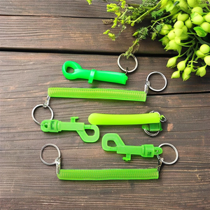Logo personnalisable <span class=keywords><strong>Porte</strong></span>-clés PVC Chaîne spirale promotionnelle Plastique TPU avec cordon rétractable en alliage de zinc <span class=keywords><strong>Porte</strong></span>-clés en plastique - Product Image 3