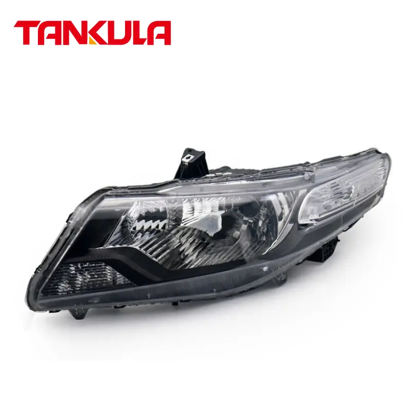 Araç aydınlatma sistemi, araba ön far 33150-TM0-H01 33100-TM0-H01 Honda şehir 2009-2011 GM2 GM3 için Led far