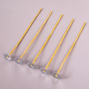 고품질 프리탭 헴프 캔들 심지, 100% 천연 밀랍 코팅, 부활절 항아리 양초용 - Product Image 6