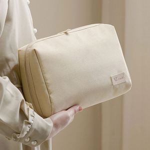 Bolsa de Maquillaje Cosmética de Lino RPET Reciclado SiY1634, Bolsa con Cierre de Lona de Algodón Orgánico Ecológica, Venta al Por Mayor - Product Image 2