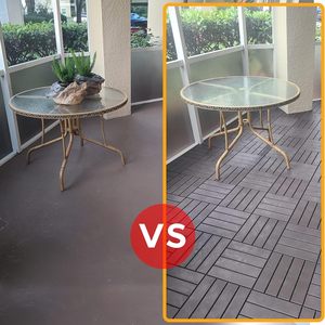 Plástico bloqueio Deck Tiles impermeável Outdoor Flooring Pátio Piso <span class=keywords><strong>Decking</strong></span> Tiles para varanda Poolside Varanda Quintal - Product Image 5