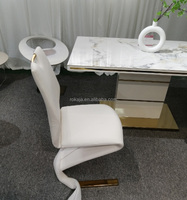 Ensemble de table à manger carrée moderne en verre trempé, populaire, vente en gros, 4 à 6 places, blanc, pour salle à manger