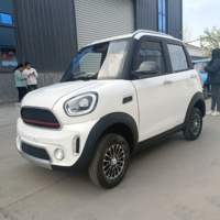 Vehículo Eléctrico de Cuatro Ruedas para Adultos Sunshine New Energy con Faros LED y Pantalla Táctil - Vehículo Familiar Pequeño