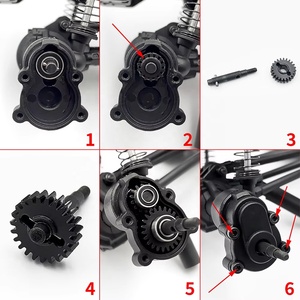 Redcat ascensione 1/18 RC parti di aggiornamento per auto cingolate 40cr in acciaio Set di ingranaggi per asse del portale 13/24T 14/23T <span class=keywords><strong>15</strong></span>/22T Stock di materiale metallico - Product Image 5