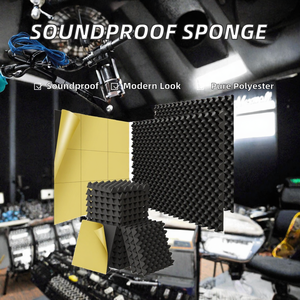 Paneles Acústicos de Espuma Absorbente de Sonido de Diseño Moderno para Dormitorio, Sala de Estar, KTV y Estudio de Grabación, Aislamiento Acústico para Paredes Interiores - Product Image 2
