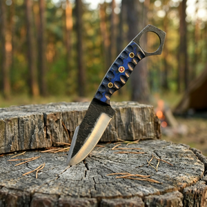 Cuchillo Profesional de Caza y Camping EDC de Acero con Alto Contenido de Carbono 1095, Mango de Micarta, Grado Industrial, Garantía de 3 Años, OEM - Product Image 5