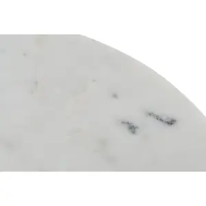 Mesa Auxiliar de Mármol y Metal 40x40x50 cm 9:60 - Product Image 1