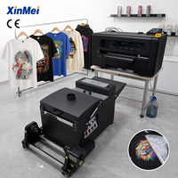 Nouvelle imprimante DTF XINMEI A3 en gros d'usine, machine d'impression DTF à double tête d'impression XP600, circulation automatique CMYK, imprimante DTF à rouleaux blanc