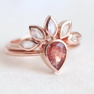 <b>925</b> <b>Silver</b> <b>Ring</b> with Oregon Sunstone Gemstone Gorgeous Designs for Wedding or Party Handmade Jewelry From Bend Oregon - Product Image 5