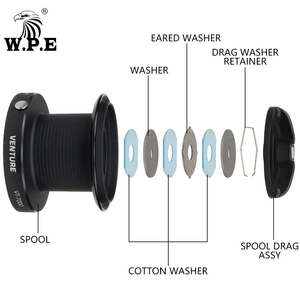 Nouveau moulinet de pêche spinning W.P.E Factory VT 4.6:1 7+1 <span class=keywords><strong>BBs</strong></span> 5000/7000/8500/9000 pour la pêche à la carpe - Product Image 5