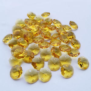 Honor of Crystal Multicolor 14Mm Kristal Achthoekige Kralen 2 <span class=keywords><strong>Gat</strong></span> K9 Kristallen Kroonluchter Onderdelen Accesorios Diy Boda - Product Image 4