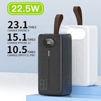 BAVIN Usine En Gros 60000mah Charge Rapide Powerbank Lampe Ordinateurs Portables Portable Banque D'alimentation Mobile