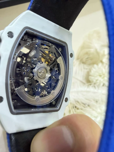 Reloj de Cuarzo Ultrafino y Ultraligero de Alta Gama 2026, Reloj de Pulsera con Diseño de Fibra de Carbono en Forma de Tonneau, Cristal de Zafiro, Correa de Nailon - Product Image 6