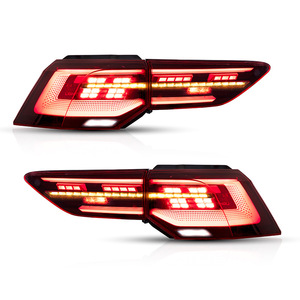 Nouvel ensemble de feux arrière LED 12V modifiés pour Golf MK8 Streamer 2015- YAB-GEF-2051-20' avec lentille LED, feux arrière LED 12V modifiés - Product Image 1