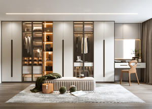 Muebles de Dormitorio Modernos y Duraderos de Madera Maciza para Toda la Casa, Armario Abierto, Fácil de Montar, para Sala de Estar u Oficina en Casa - Product Image 5