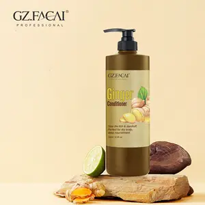 Produttore di vendita calda prodotti per capelli di alta qualità zenzero menta shampoo per la cura dei capelli senza solfato di zenzero organico