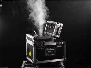 Machine à brouillard DJS 600W noire en flight case, en alliage d'aluminium, design flexible, capacité 20kg+, 59x50x45cm, pour gaming, sans emballage - Product Image 2