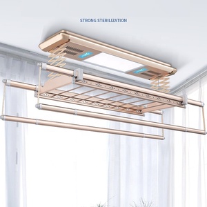 Di alta qualità del soffitto automatico vestiti Airer stendibiancheria UV retrattile balcone asciugatrice con Design pieghevole - Product Image 6