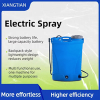 Semprotan Pertanian Plastik 2-in-1 16L dengan Motor Listrik dan Manual, untuk Pengendalian Hama dan Penyemprotan Pestisida