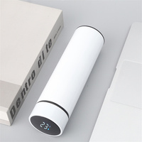 Thermos en acier inoxydable à double paroi sans BPA, affichage de la température LED avec rappel de temps, gourde intelligente, tasse isotherme