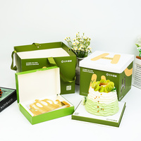 Service OEM ODM, boîte à gâteau en papier de luxe, impression personnalisée de couleur et de logo, emballage cadeau en carton pour gâteaux et pâtisseries en gros