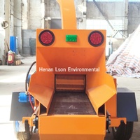 Broyeur à bois à alimentation automatique de 6 pouces à haute productivité, adapté à l'aménagement paysager