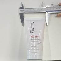 Nettoyant visage exfoliant à l'acide aminé et au riz rouge 150g, nettoyage en profondeur doux des pores, céramide, panthénol, nettoyant quotidien à l'acide aminé