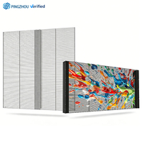 Panel LED P3.91 IP65 de Alto Brillo para Video Wall, Pantalla Transparente para Escaparates y Publicidad en Tiendas Especializadas, 5