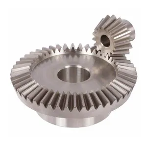 High Precision Spiral Helical 90 Degree Arc Equal Diameter Resistant Steering Copper Brass Bevel Gear