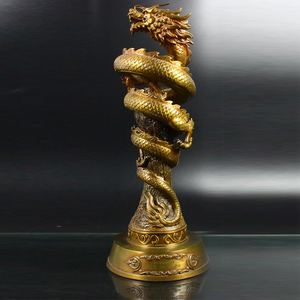 جوائز تذكارية برونزية مخصصة ، حرف رياضية معدنية ، جائزة نحاسية مصبوبة للأبطال - Product Image 4