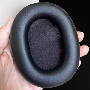 Coussinets d'oreille en cuir protéiné pour casque <span class=keywords><strong>Sony</strong></span> <span class=keywords><strong>WH</strong></span>-1000XM6, remplacement des coussinets d'oreille, réduction du bruit, coussinets d'oreille en mousse - Product Image 2