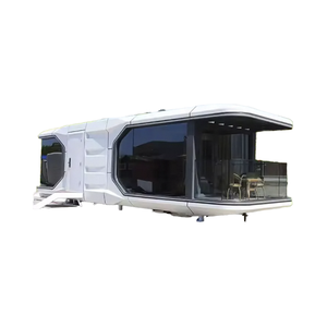 Modern 30FT Luxury <strong>Tiny</strong> Prefab Container <strong>House</strong> Steel Material Outdoor Sleeping <strong>Pod</strong> Hotel Cabin Space Capsule Design for <strong>Home</strong> Use - Product Image 2