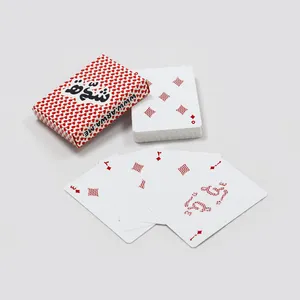 Manufacture Arabic Language Playing Cards Tuck Box Poker Size Good Printing Plastic Custom Logo Playing Card