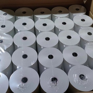 Papier thermique sans BPA 100% pâte de bois 80mm 57mm pour système de point de vente en gros 45-100gsm Tailles personnalisées disponibles - Product Image 6